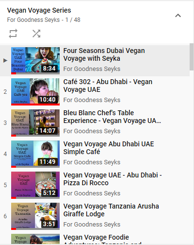 Vegan voyage series entertainment 