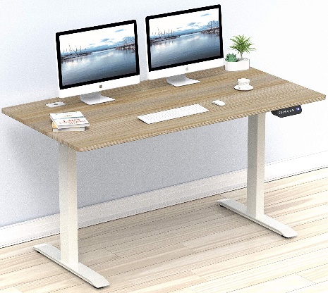 A full standing desk for work from home