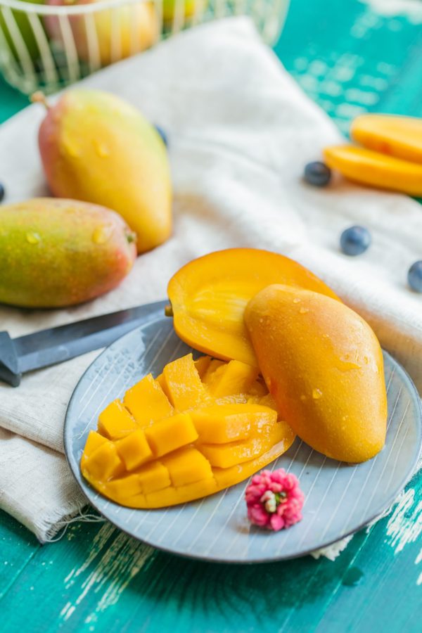 vegan low hsitamine mango sticky rice